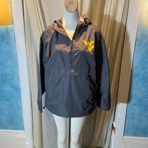 Champion Half-Zip - West Virginia University - Gray - Size Medium